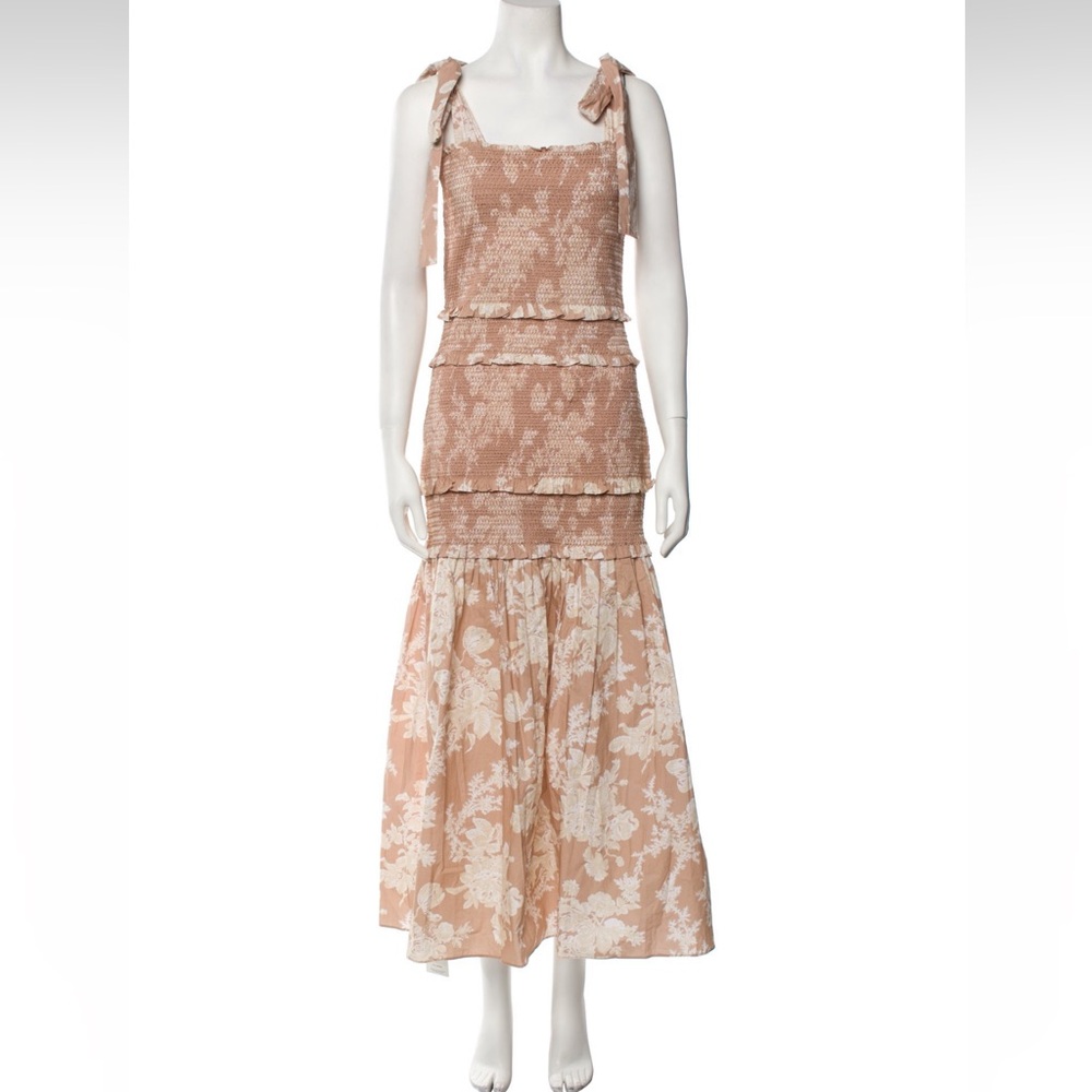 Floral print long dress
